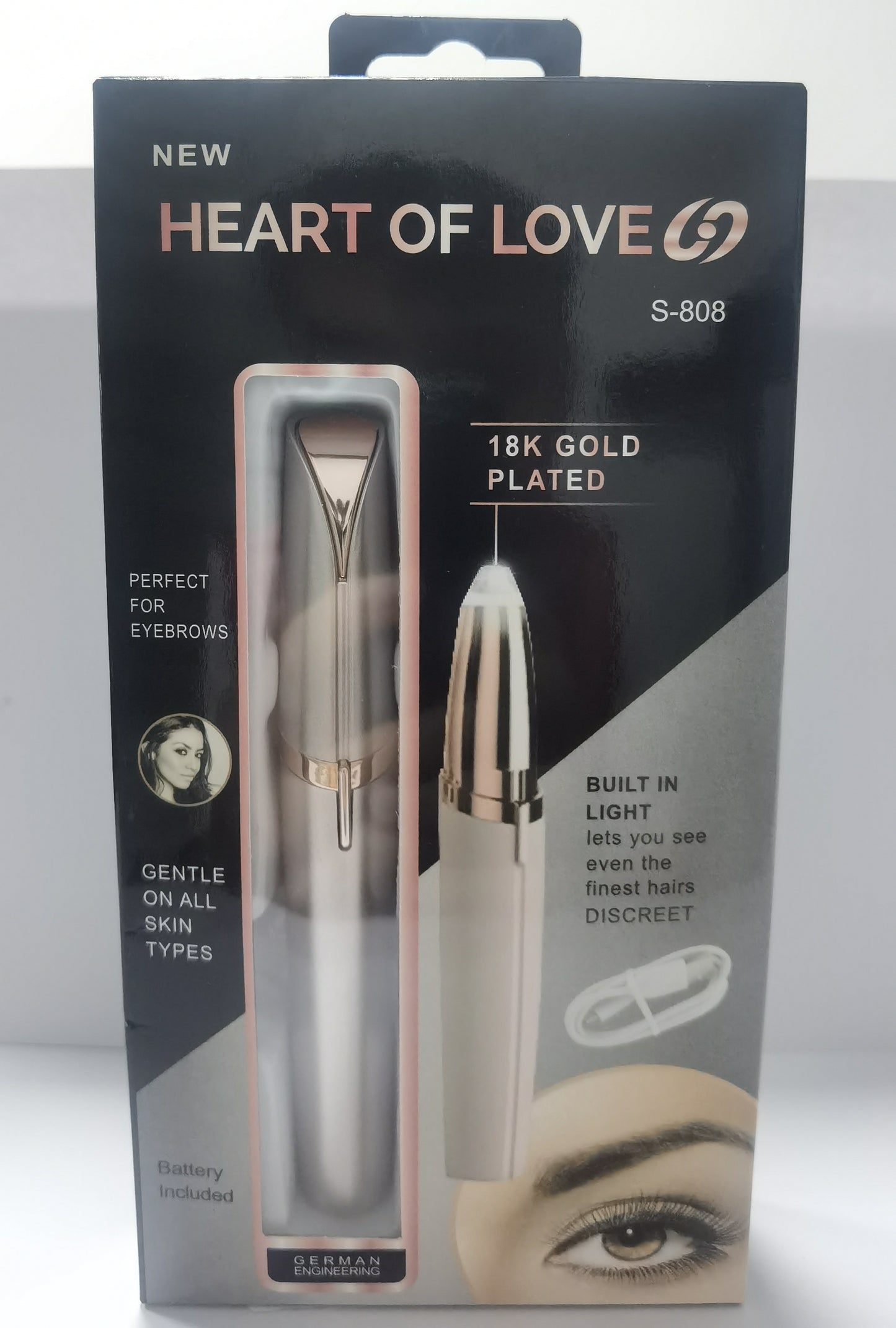 Mini Electric Eyebrow Trimmer – Luxe Precision Edition
