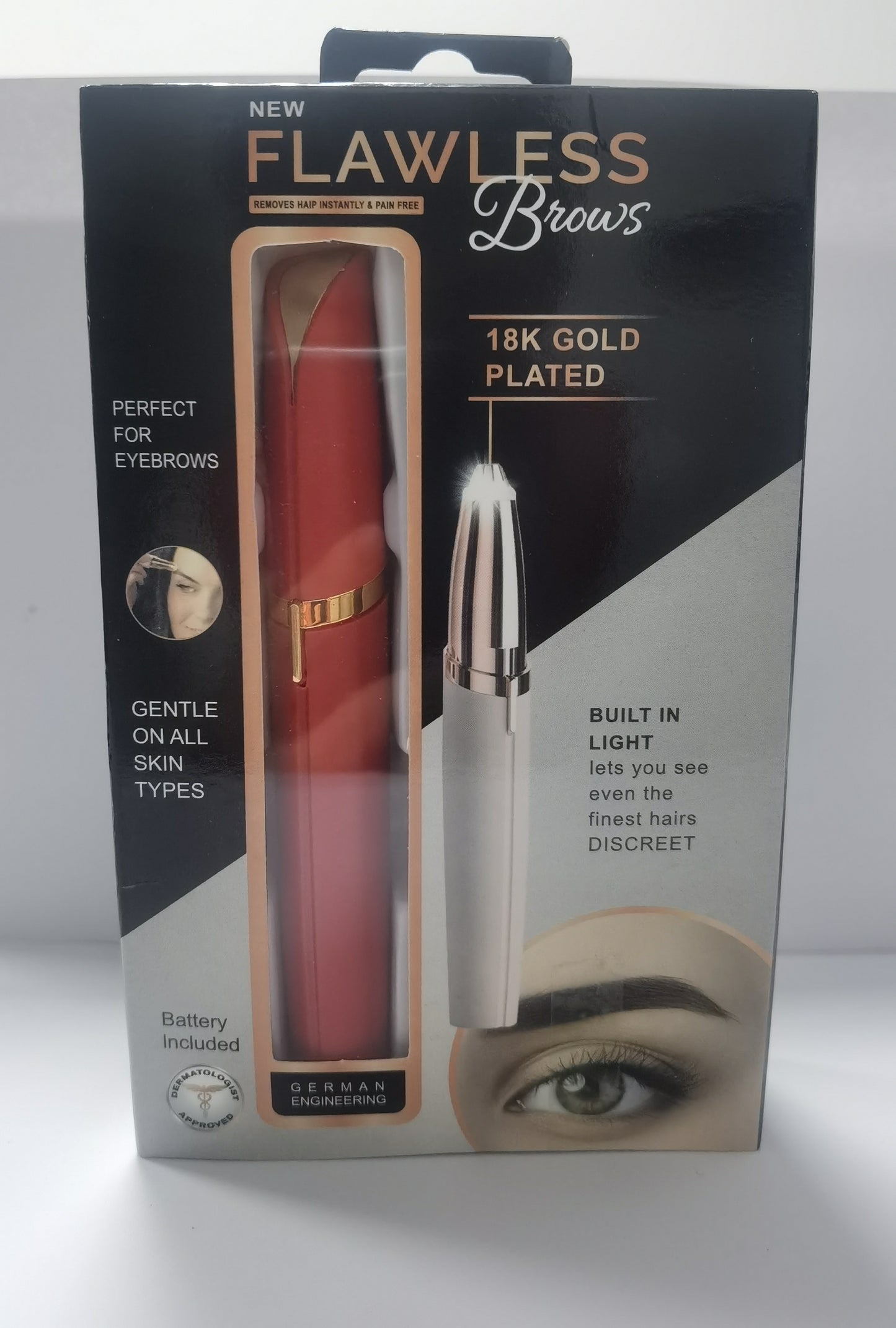 Mini Electric Eyebrow Trimmer – Luxe Precision Edition