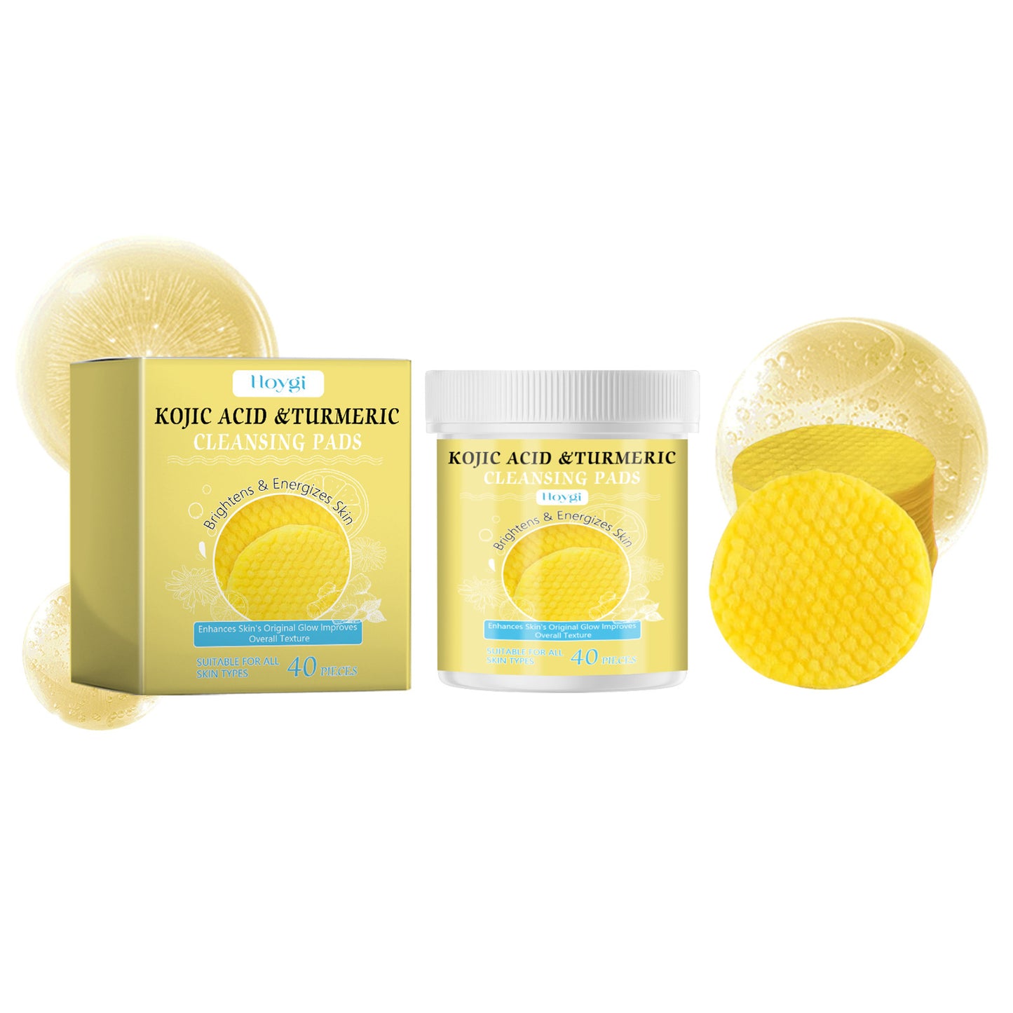 AureliaBright™ Turmeric + Kojic Acid Radiance Cleansing Pads